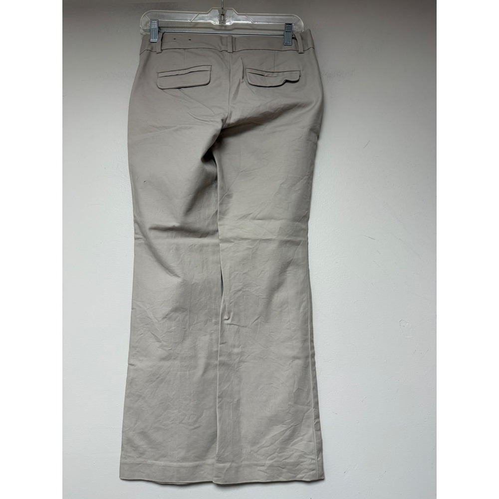 Banana Republic Martin Fit Pants Women 2 Petite Beige Excellent Flare Workwear - Picture 6 of 7